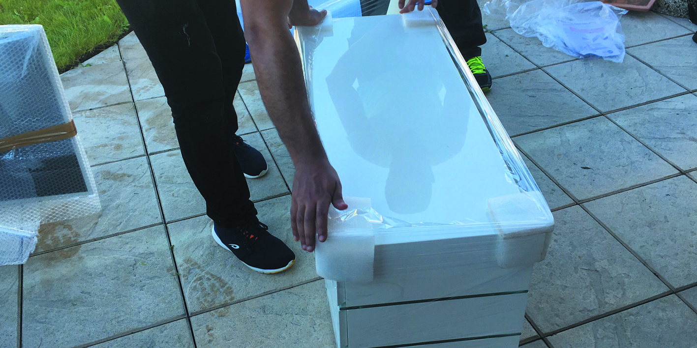 Das richtige Verpacken garantiert einen Transport ohne Besch&auml;digung